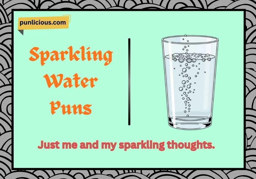 Sparkling Water Puns