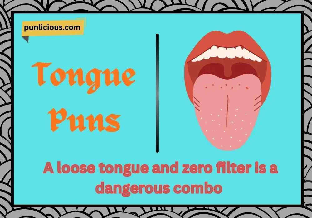 Tongue Puns Dirty