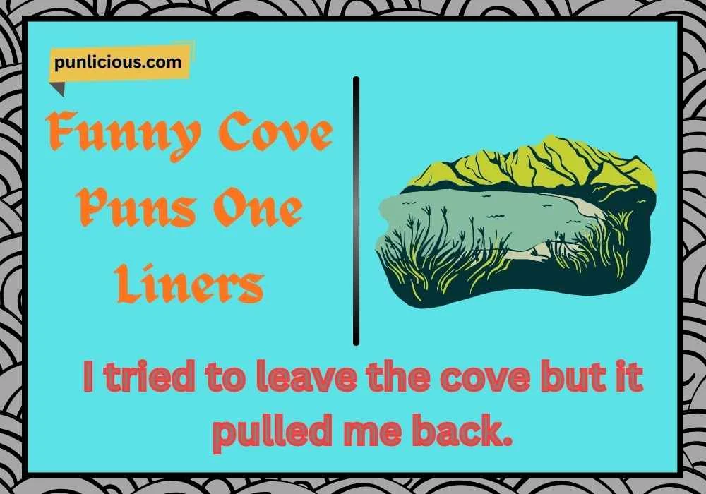 Funny Cove Puns One Liners