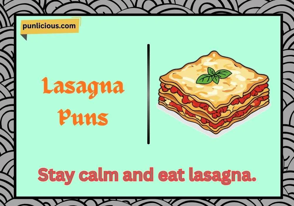 Lasagna Puns