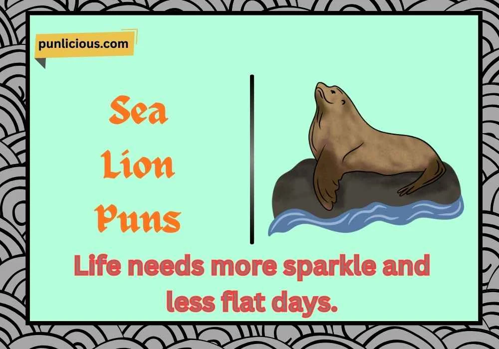 Sea Lion Puns
