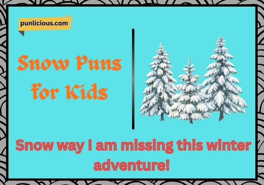 Snow Puns for Kids