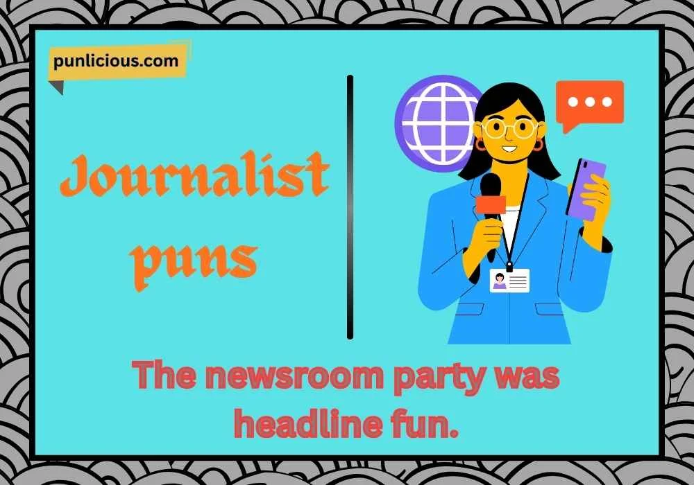 Journalist puns