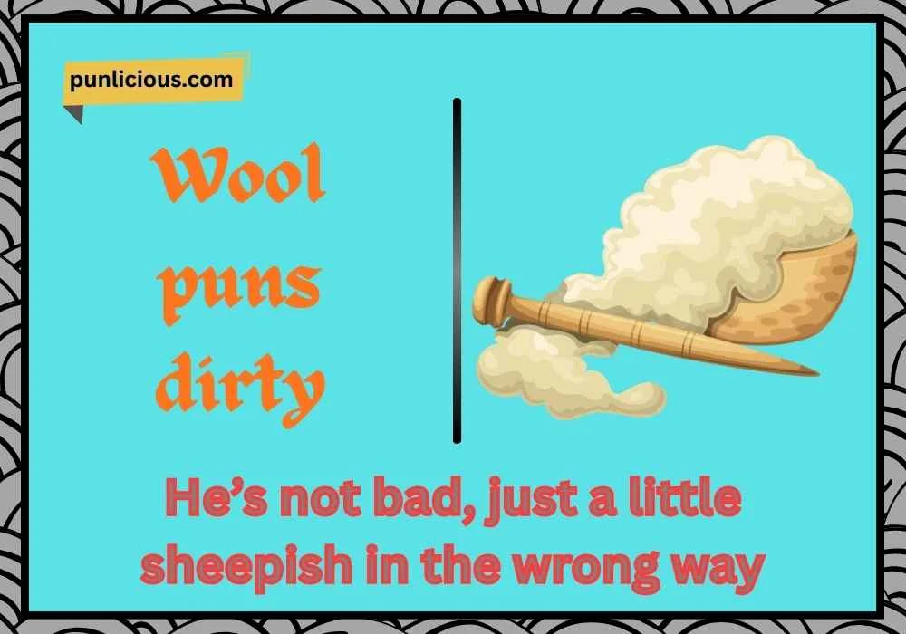 Wool puns dirty