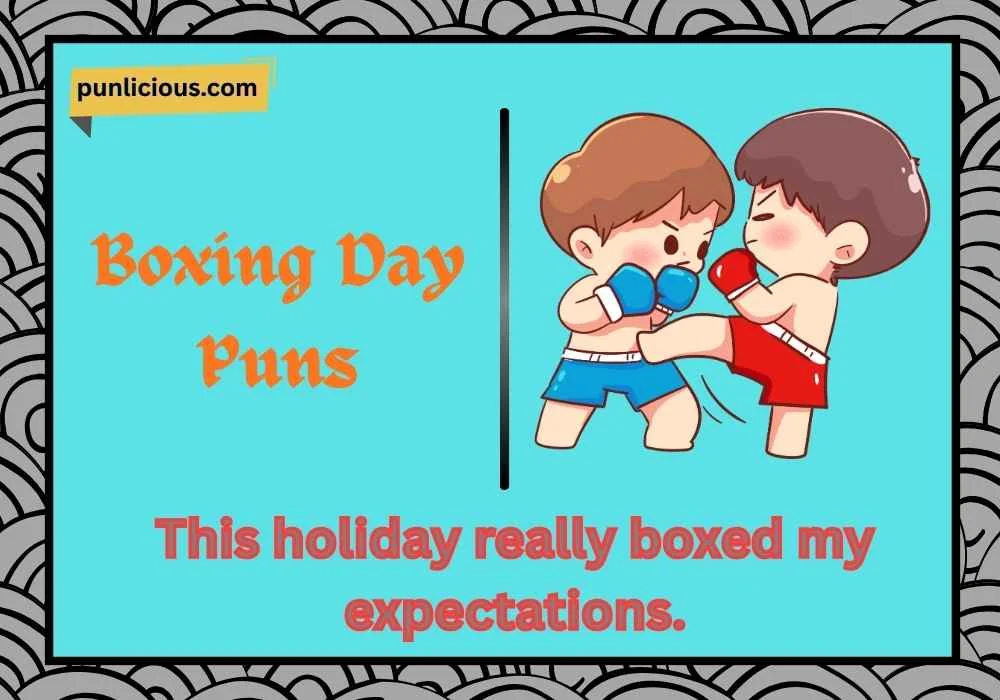 Boxing Day Puns