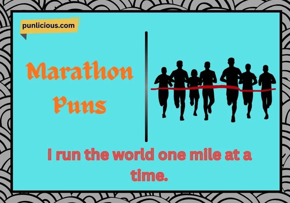 Marathon Puns